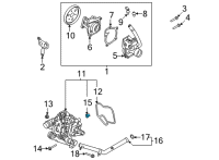 OEM 2021 Kia Sorento Sensor-Water TEMPERA Diagram - 392202U001