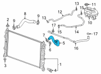 OEM 2021 Cadillac Escalade HOSE-RAD INL Diagram - 85115246