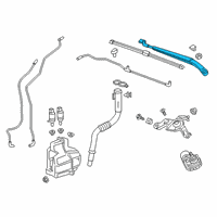 OEM 2021 Chevrolet Bolt EV Wiper Arm Diagram - 42752806