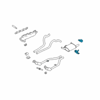 OEM Ford Mustang Front Bracket Diagram - BR3Z-5A246-A