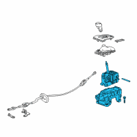 OEM 2012 Buick Verano Shifter Diagram - 22966995