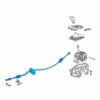 OEM 2015 Buick Verano Shift Control Cable Diagram - 23273606