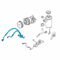 OEM 2011 BMW X6 Expansion Hose Diagram - 32-41-6-786-795