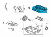 OEM 2017 Acura RLX Manifold, In. Diagram - 17160-R9S-A00