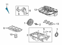 OEM Acura DIPSTICK, OIL Diagram - 15650-61A-A00