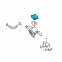 OEM 2002 Pontiac Sunfire Cover-Air Cleaner Housing Diagram - 22712133