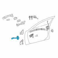 OEM 2017 Toyota Camry Door Check Diagram - 68610-06092