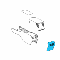 OEM 2018 Toyota Camry Rear Panel Diagram - 58903-33310-A0