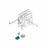 OEM 2001 Ford Focus Window Switch Diagram - 7S4Z-14529-A