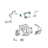 OEM Toyota Sequoia Expansion Valve Diagram - 88515-0C120