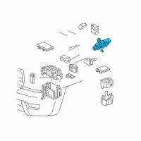 OEM 2007 Toyota FJ Cruiser Junction Block Diagram - 82730-35371