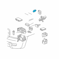 OEM 2007 Toyota Tacoma Flasher Diagram - 81980-02030