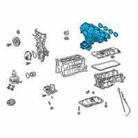 OEM Toyota Prius Plug-In Intake Manifold Diagram - 17120-37054