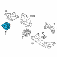 OEM 2017 BMW 230i xDrive Engine Mount Right Diagram - 22-11-6-859-414