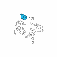 OEM 2007 BMW M6 Yaw Rate Speed Sensor Diagram - 34-52-2-282-777