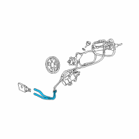 OEM 2001 Ford Excursion Hose & Tube Assembly Diagram - YC3Z-3A713-AE