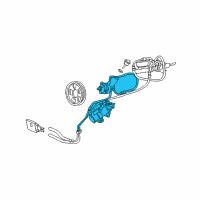 OEM 2002 Ford F-250 Super Duty Power Steering Pump Diagram - F1TZ-3A674-DBRM