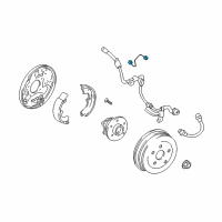 OEM 2006 Toyota Matrix Brake Line Diagram - 47323-01040