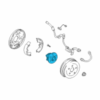 OEM Toyota Matrix Hub & Bearing Diagram - 42410-12250