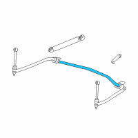 OEM Dodge Ram 1500 Bar-Rear SWAY Diagram - 5290355AA