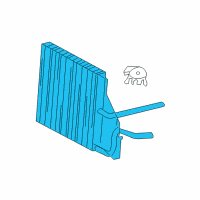 OEM 2007 Lincoln Town Car Power Steering Cooler Diagram - 8W1Z-3D746-A