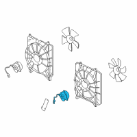 OEM 2017 Honda Accord Motor, Cooling Fan Diagram - 38616-5A2-A01