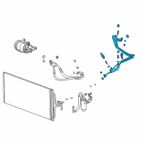 OEM 2007 Chevrolet Impala Evaporator Tube Diagram - 22756497