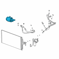 OEM 2008 Chevrolet Impala Compressor Diagram - 19418180