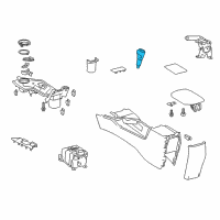 OEM 2013 Toyota RAV4 Shift Knob Diagram - 33504-0R040-C0