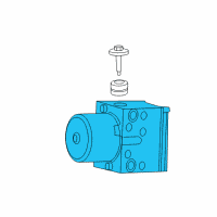 OEM Dodge Dakota Anti-Lock Brake Module Diagram - 52010404AS