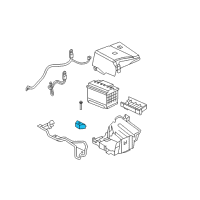 OEM 1989 Chevrolet Camaro Tray Retainer Diagram - 84109393