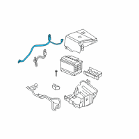 OEM Pontiac G6 Positive Cable Diagram - 25850288