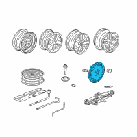 OEM 2005 Honda Accord Trim, Wheel (16") Diagram - 44733-SDB-A10