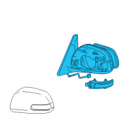 OEM 2010 Toyota 4Runner Mirror Assembly Diagram - 87940-35A31