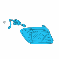 OEM 2016 Chevrolet Cruze Tail Lamp Assembly Diagram - 84078119