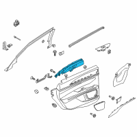 OEM 2014 Lincoln MKZ Handle, Inside Diagram - DP5Z-5422601-BA