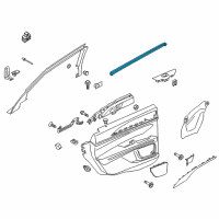 OEM 2018 Lincoln MKZ Belt Weatherstrip Diagram - DP5Z-5425860-B