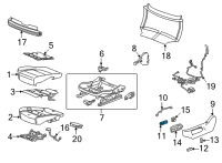 OEM 2021 GMC Yukon Seat Switch Diagram - 84794252