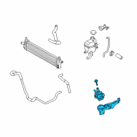 OEM 2011 Lexus HS250h Pump Assy, Water W/Motor Diagram - G9020-75010