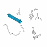 OEM 2010 Lexus HS250h Radiator Assembly Diagram - G9010-75011