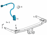 OEM 2021 Chevrolet Trailblazer Harness Diagram - 42736371