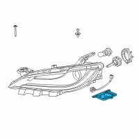 OEM 2015 Chrysler 200 BALLAST-HEADLAMP Diagram - 68250629AA