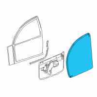 OEM 1999 Chrysler Concorde WEATHERSTRIP-Front Door Opening Diagram - 4780608AA