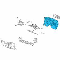 OEM Acura RDX Insulator, Dashboard Diagram - 74260-STK-A00