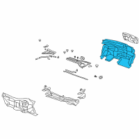 OEM 2008 Acura RDX Insulator, Dashboard Diagram - 74260-STK-A00
