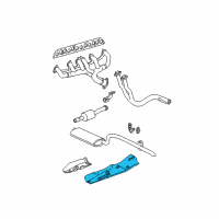 OEM Jeep Grand Cherokee Shield-Heat Diagram - 55135709AC