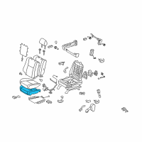 OEM 2011 Toyota Sequoia Seat Cushion Pad Diagram - 71511-0C261