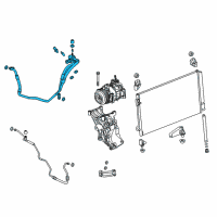 OEM 2017 Chevrolet Silverado 2500 HD Hose & Tube Assembly Diagram - 84043114