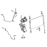 OEM 2018 Chevrolet Silverado 2500 HD Hose & Tube Assembly Valve Diagram - 84250370