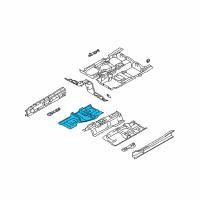 OEM 2004 Infiniti FX35 Floor-Front, R Diagram - G4320-CG000